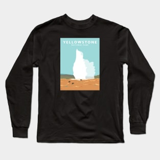 Old Faithful Geyser, Yellowstone National Park, Wyoming, USA Long Sleeve T-Shirt